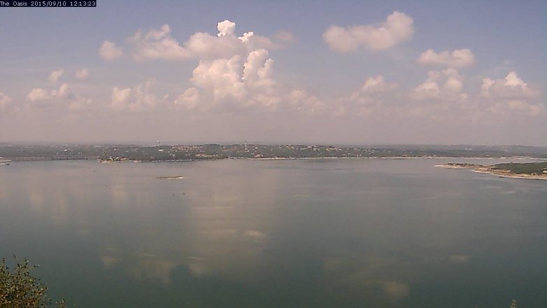 Lake Travis webcam, September 10, 2015 11:20 AM CT