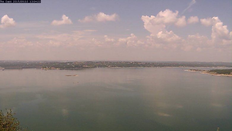 Lake Travis webcam, September 10, 2015 12:10 PM CT