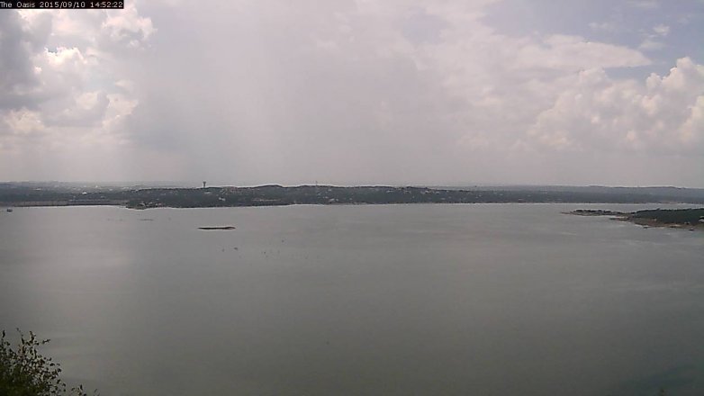 Lake Travis webcam, September 10, 2015 2:00 PM CT