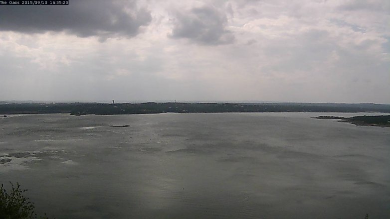 Lake Travis webcam, September 10, 2015 3:40 PM CT