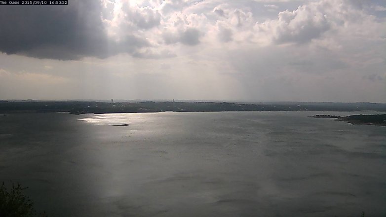 Lake Travis webcam, September 10, 2015 3:55 PM CT