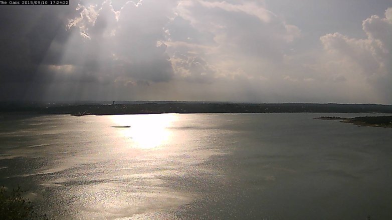 Lake Travis webcam, September 10, 2015 4:30 PM CT