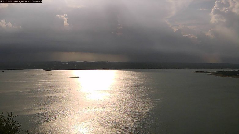 Lake Travis webcam, September 10, 2015 4:45 PM CT