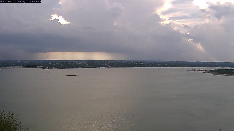 Lake Travis webcam, September 10, 2015 4:50 PM CT
