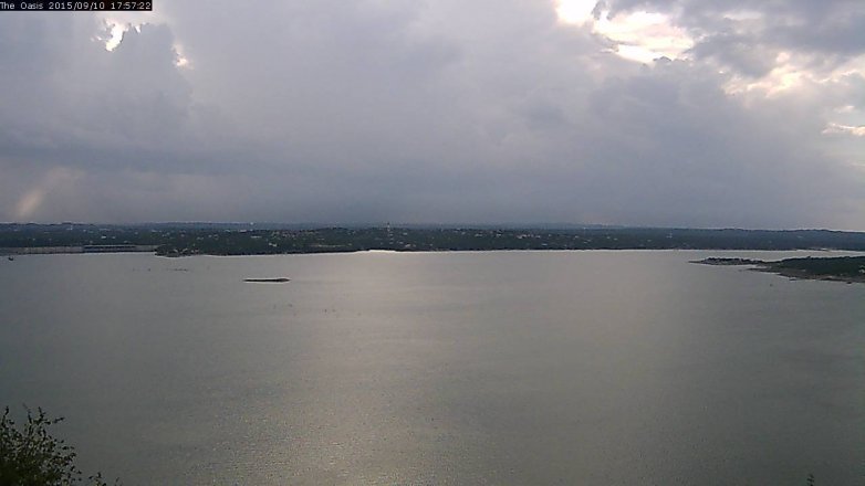 Lake Travis webcam, September 10, 2015 5:05 PM CT