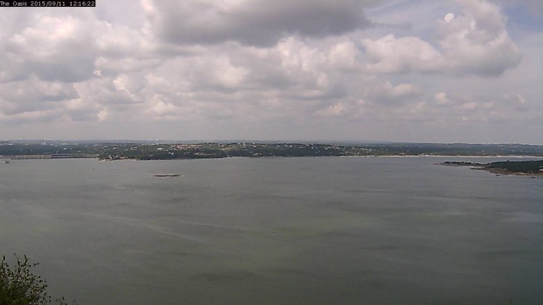 Lake Travis webcam, September 11, 2015 11:20 AM CT