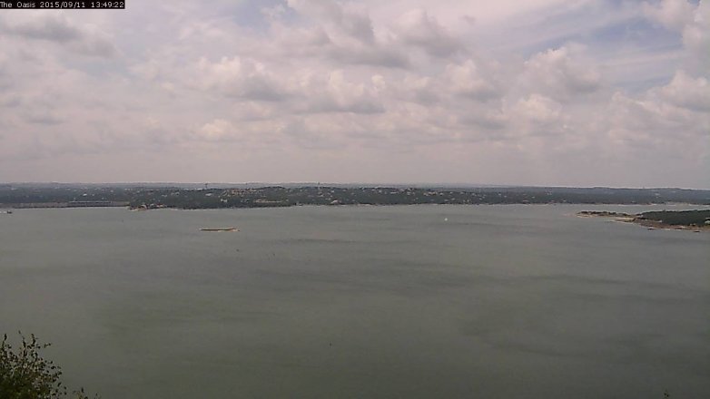 Lake Travis webcam, September 11, 2015 12:55 PM CT