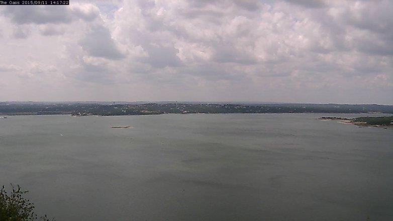 Lake Travis webcam, September 11, 2015 1:25 PM CT