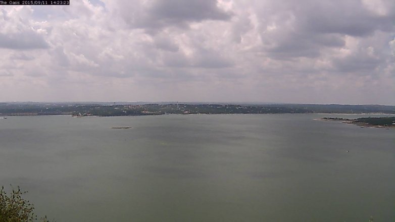 Lake Travis webcam, September 11, 2015 1:30 PM CT