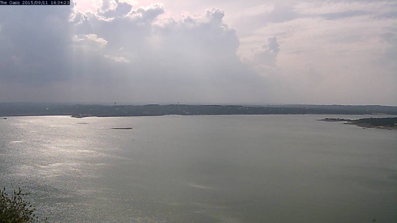 Lake Travis webcam, September 11, 2015 3:40 PM CT
