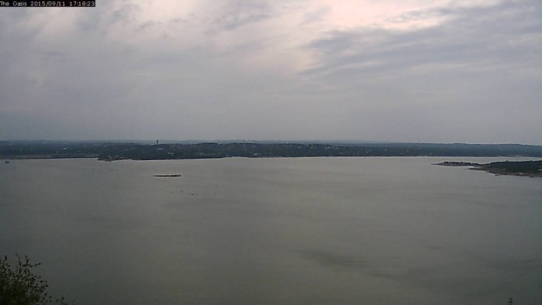 Lake Travis webcam, September 11, 2015 4:25 PM CT