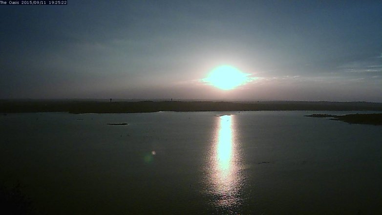 Lake Travis webcam, September 11, 2015 6:30 PM CT