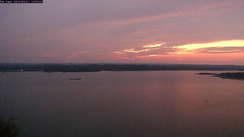 Lake Travis webcam, September 11, 2015 7:00 PM CT