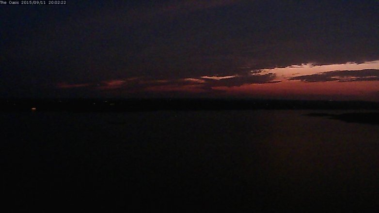 Lake Travis webcam, September 11, 2015 7:10 PM CT