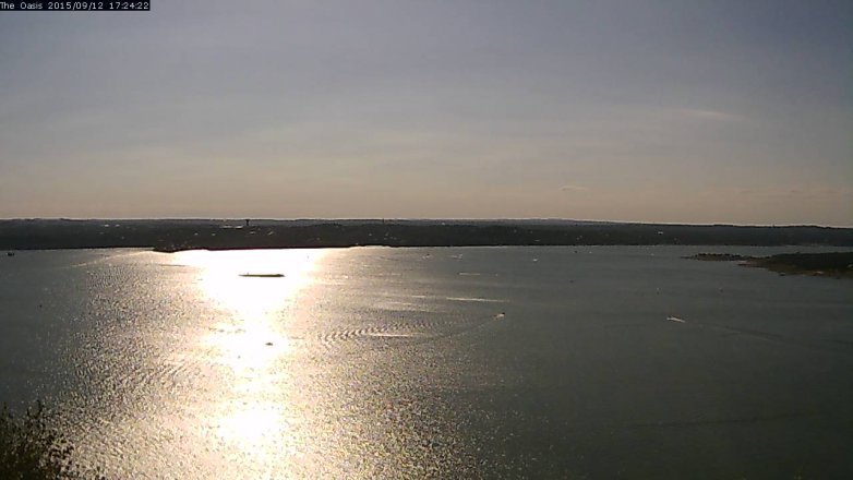 Lake Travis webcam, September 12, 2015 4:30 PM CT