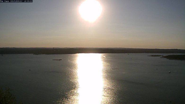 Lake Travis webcam, September 12, 2015 5:45 PM CT