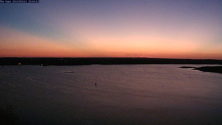 Lake Travis webcam, September 12, 2015 7:10 PM CT
