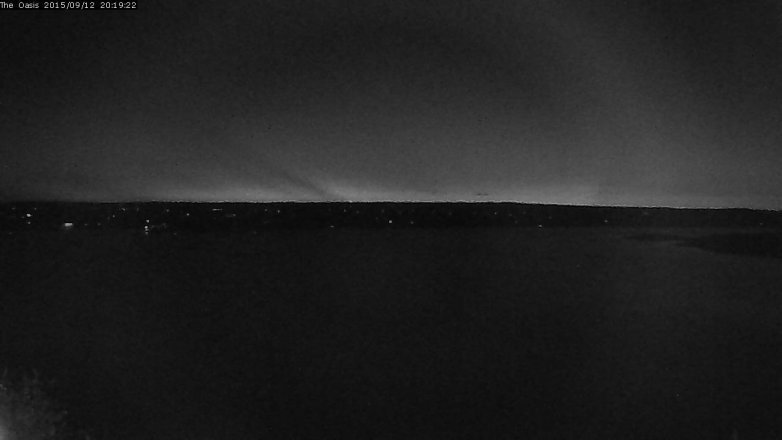 Lake Travis webcam, September 12, 2015 7:25 PM CT