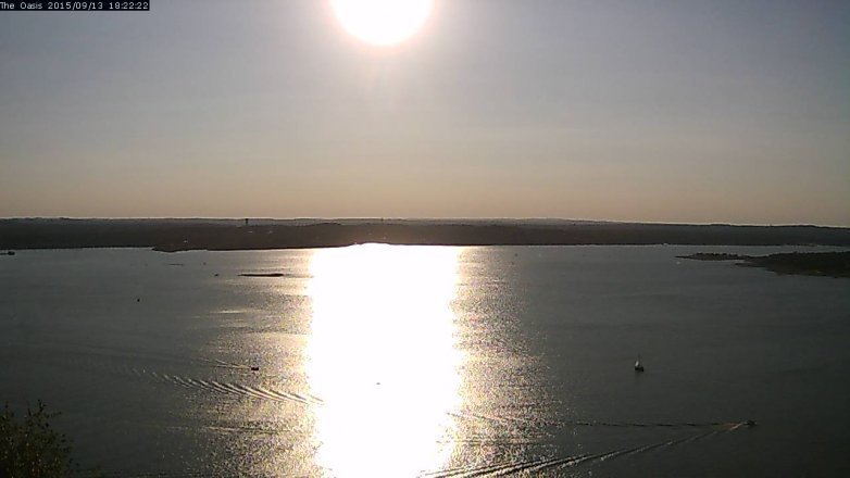 Lake Travis webcam, September 13, 2015 5:30 PM CT