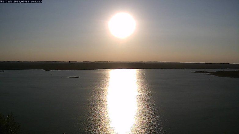 Lake Travis webcam, September 13, 2015 6:00 PM CT