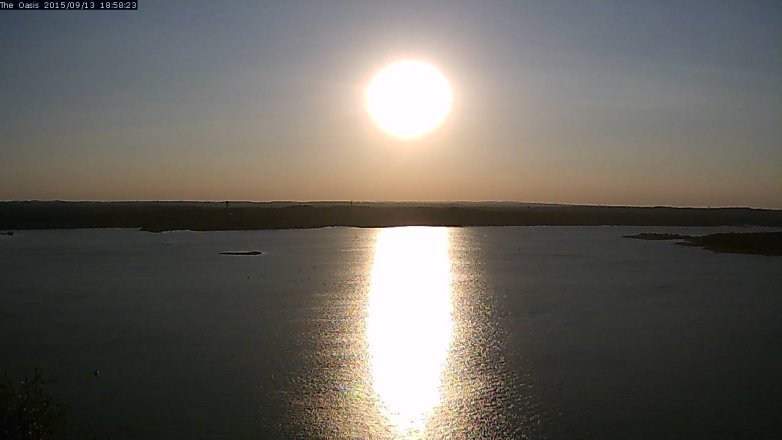 Lake Travis webcam, September 13, 2015 6:05 PM CT