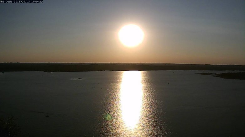 Lake Travis webcam, September 13, 2015 6:10 PM CT