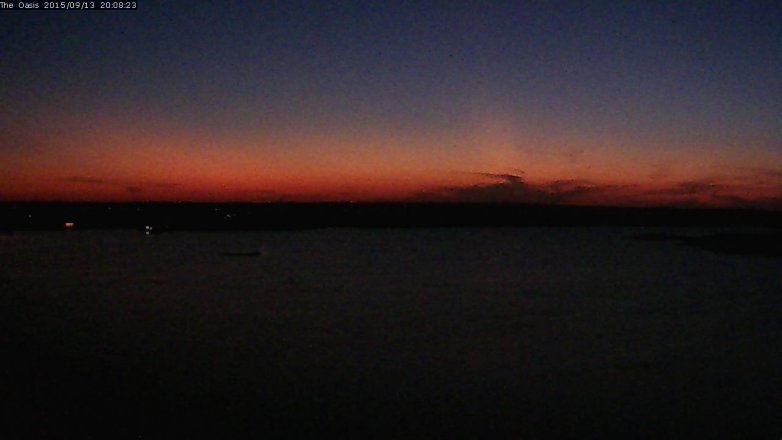 Lake Travis webcam, September 13, 2015 7:15 PM CT