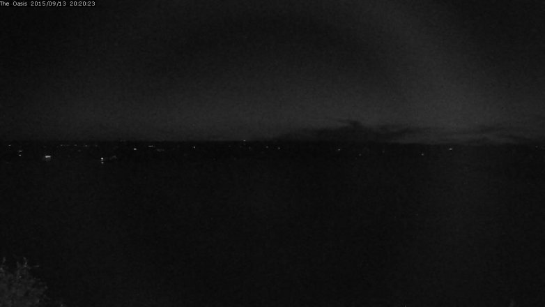 Lake Travis webcam, September 13, 2015 7:25 PM CT