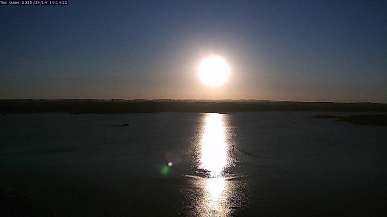 Lake Travis webcam, September 14, 2015 6:20 PM CT