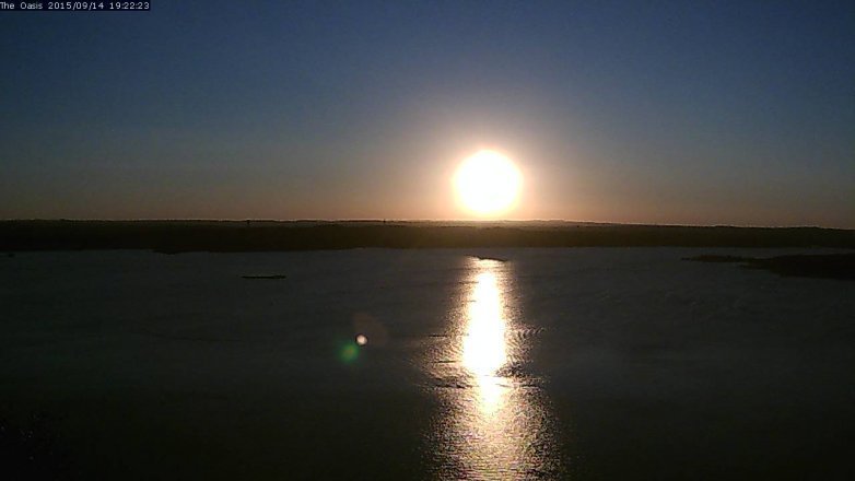 Lake Travis webcam, September 14, 2015 6:30 PM CT