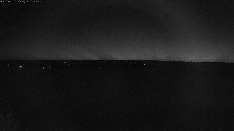Lake Travis webcam, September 14, 2015 7:25 PM CT
