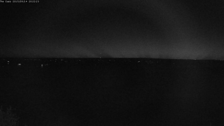 Lake Travis webcam, September 14, 2015 7:30 PM CT