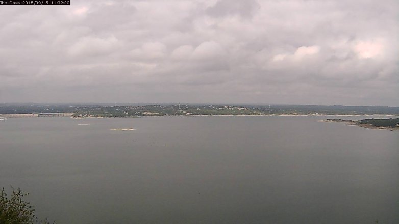 Lake Travis webcam, September 15, 2015 10:40 AM CT