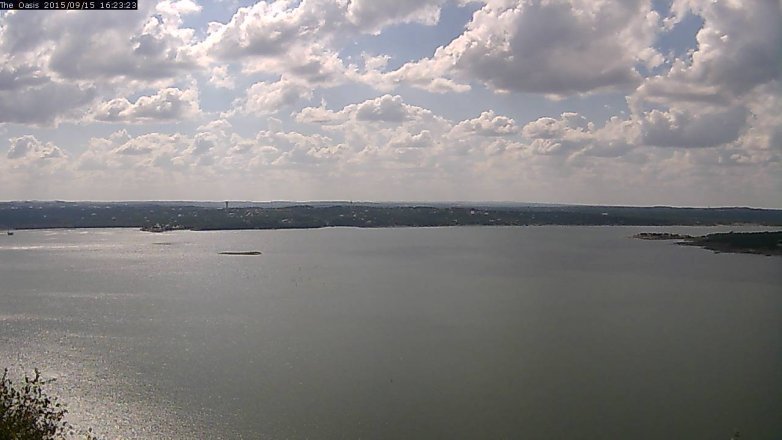 Lake Travis webcam, September 15, 2015 3:30 PM CT