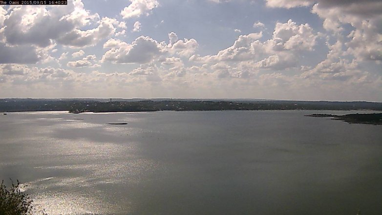 Lake Travis webcam, September 15, 2015 3:45 PM CT