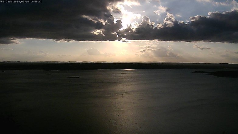 Lake Travis webcam, September 15, 2015 6:00 PM CT