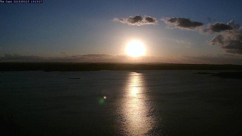 Lake Travis webcam, September 15, 2015 6:25 PM CT