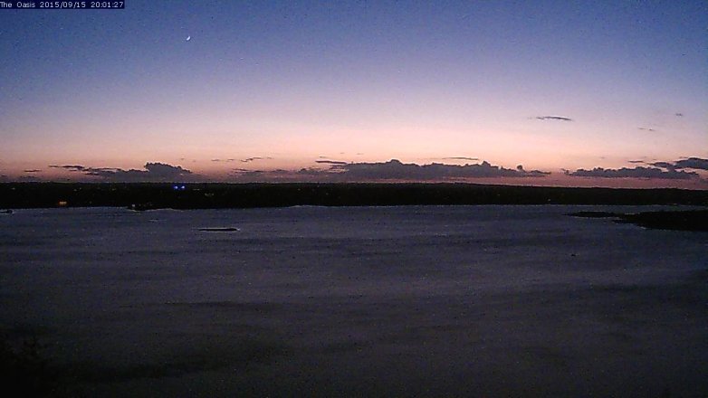 Lake Travis webcam, September 15, 2015 7:05 PM CT