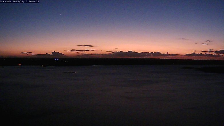 Lake Travis webcam, September 15, 2015 7:10 PM CT