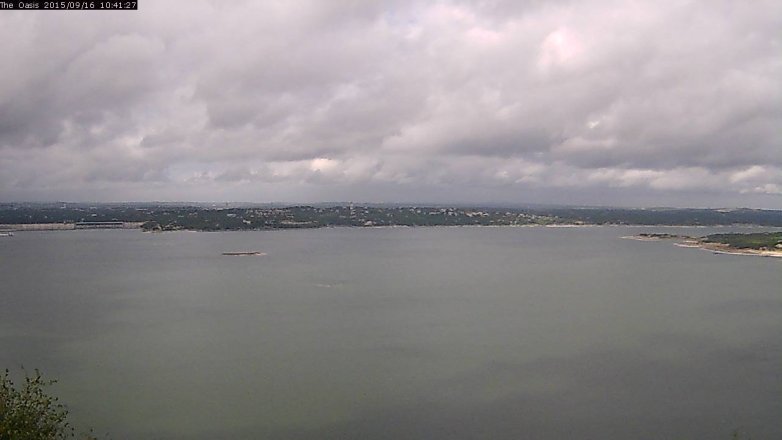 Lake Travis webcam, September 16, 2015 9:50 AM CT