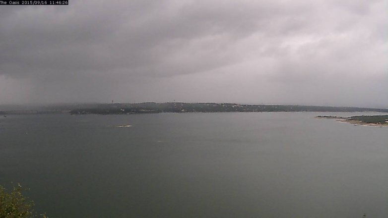 Lake Travis webcam, September 16, 2015 10:55 AM CT