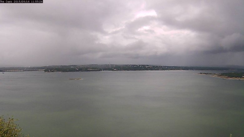 Lake Travis webcam, September 16, 2015 11:00 AM CT
