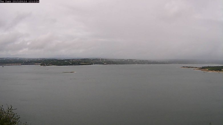 Lake Travis webcam, September 16, 2015 11:15 AM CT