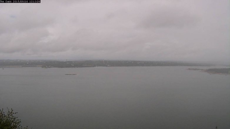 Lake Travis webcam, September 16, 2015 11:20 AM CT