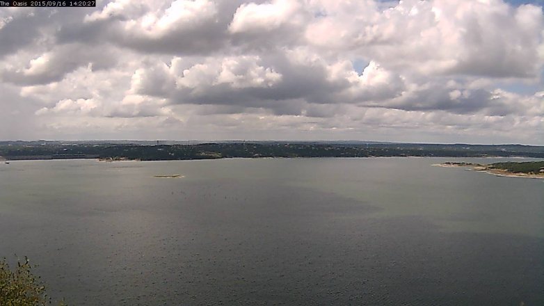 Lake Travis webcam, September 16, 2015 1:25 PM CT