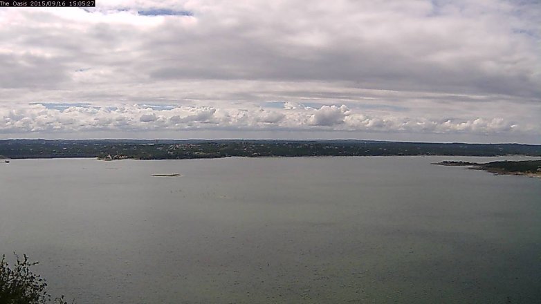 Lake Travis webcam, September 16, 2015 2:10 PM CT