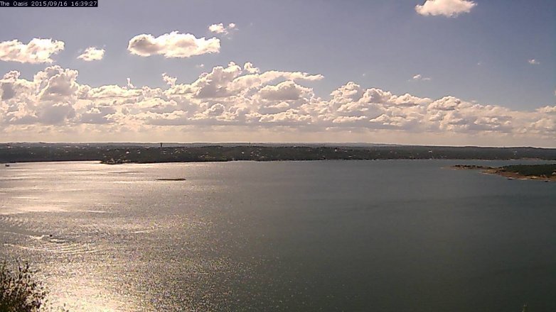 Lake Travis webcam, September 16, 2015 3:45 PM CT