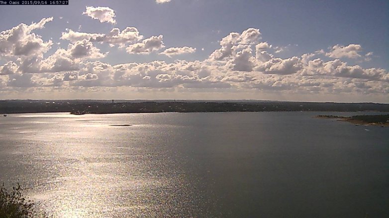 Lake Travis webcam, September 16, 2015 4:05 PM CT