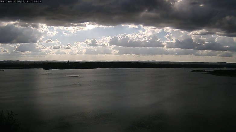 Lake Travis webcam, September 16, 2015 5:00 PM CT