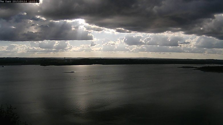 Lake Travis webcam, September 16, 2015 5:10 PM CT